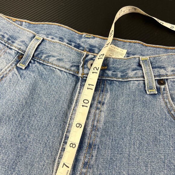 VTG 90’s Levis 559 Relaxed Fit Straight Leg Mens Jeans Size 38x34 Blue Denim - Picture 10 of 11